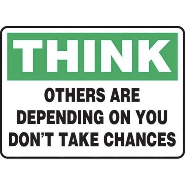 Accuform THINK Safety Sign OTHERS ARE MGSH902XP MGSH902XP - main